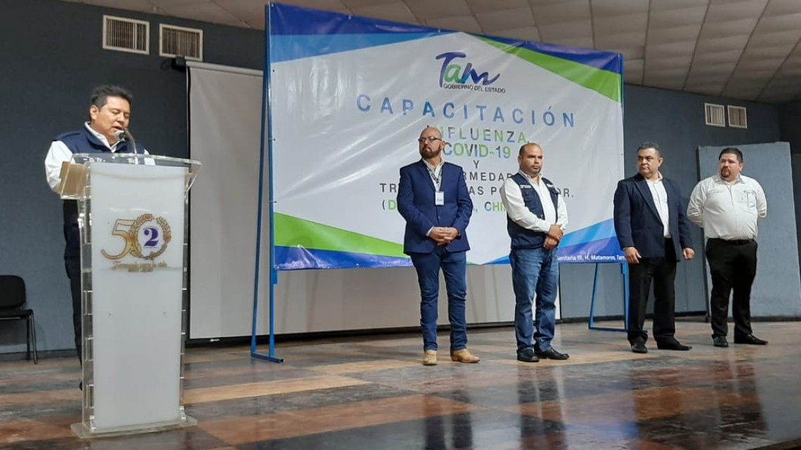 Intensifican capacitación a médicos de Matamoros por COVID-19, influenza y dengue.