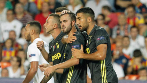 Sin Cristiano, la Juventus gana en Mestalla