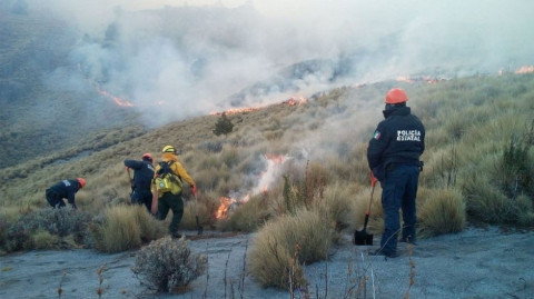 Bajo control el incendio en La Malinche,  Tlaxcala