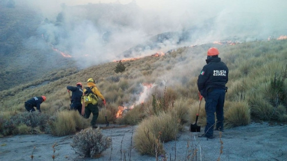 Bajo control el incendio en La Malinche,  Tlaxcala