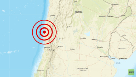 Se registra sismo de magnitud 6 en Chile