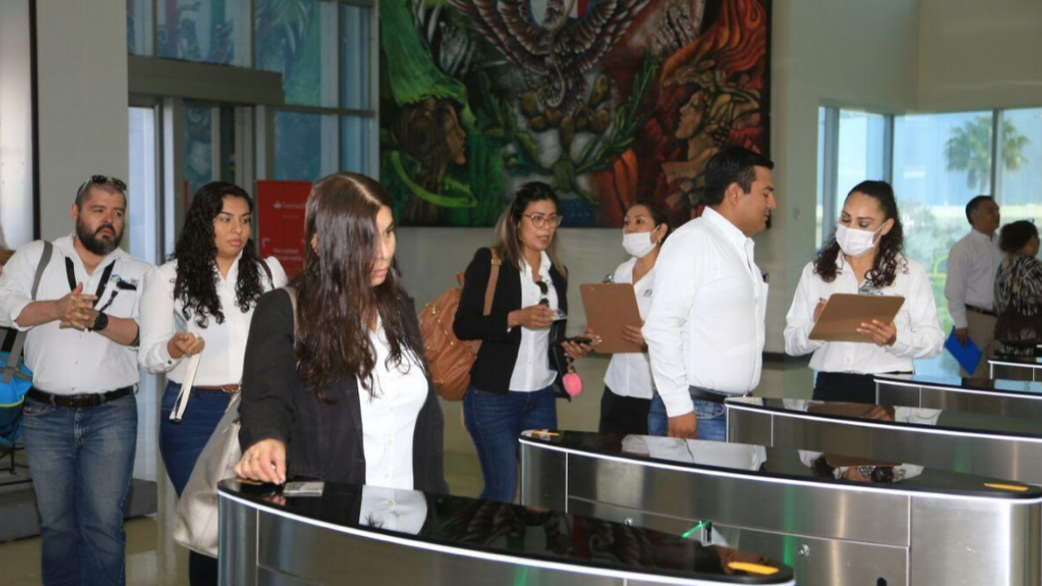 Instala Gobierno de Tamaulipas filtro permanente de prevención en edificios administrativos