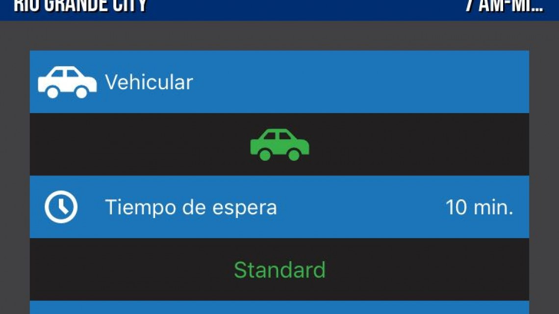 Tiempos de cruce en Puentes Internacionales