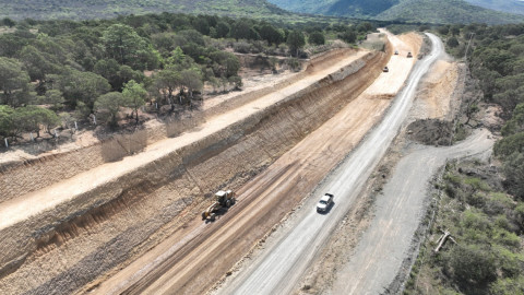 Avanza construcción de la carretera Mante-Ocampo-Tula