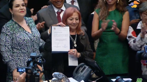 Rosario Piedra Ibarra rinde protesta como titular de la CNDH