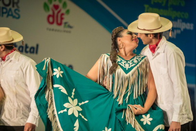 Concluye concurso estatal de grupos de danza folklórica del DIF Tamaulipas