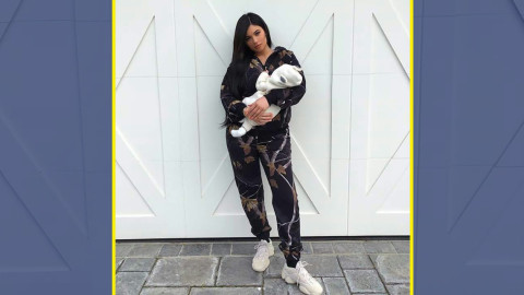 Así celebró Kylie Jenner el primer mes de su bebé