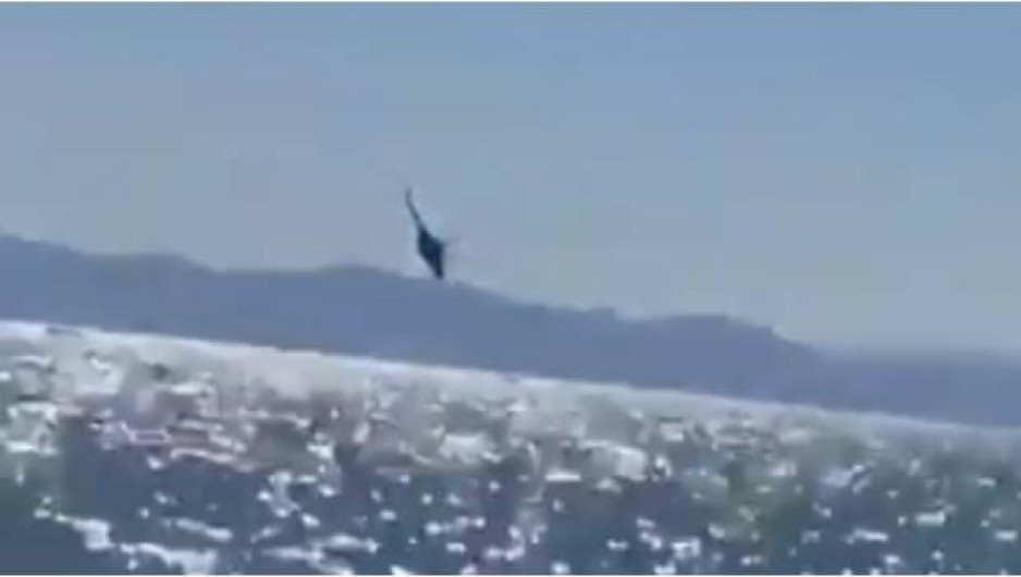 Se desploma helicóptero de Semar en el Golfo de California