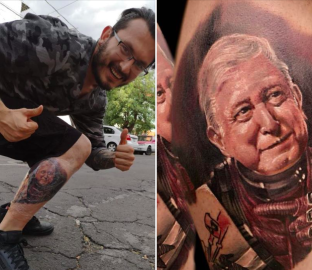 Decide tatuarse a AMLO y se vuelve viral