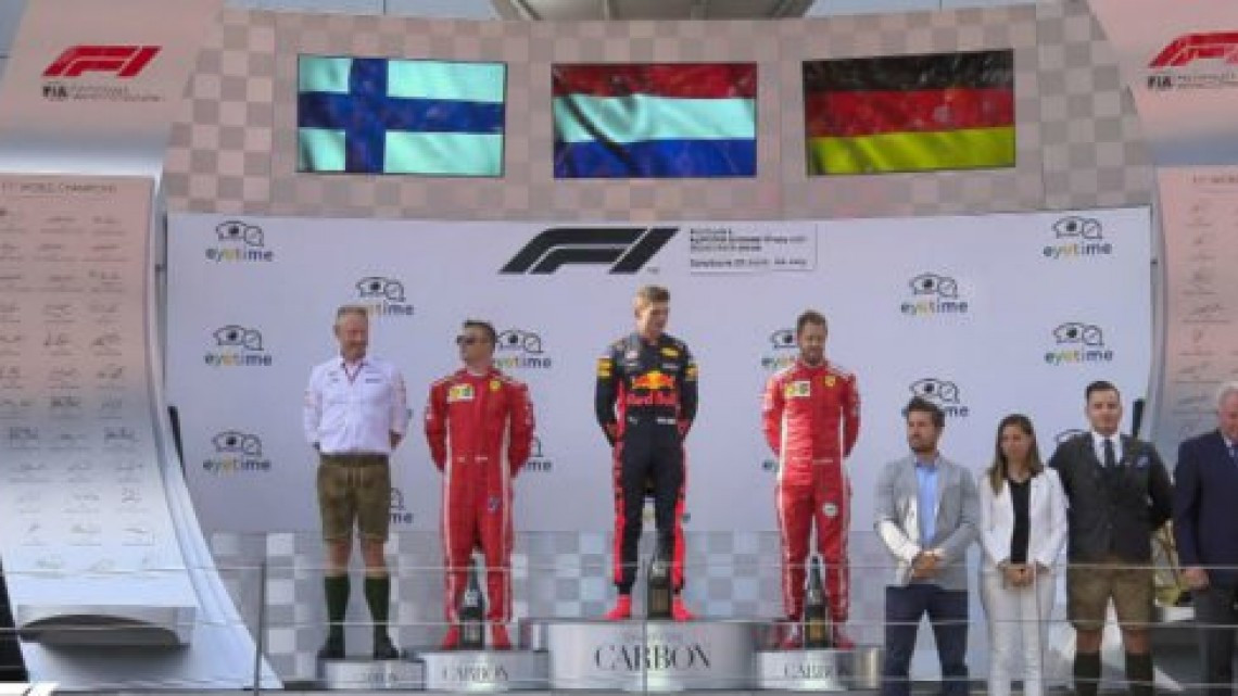 Verstappen se lleva el primer lugar en el GP de Austria