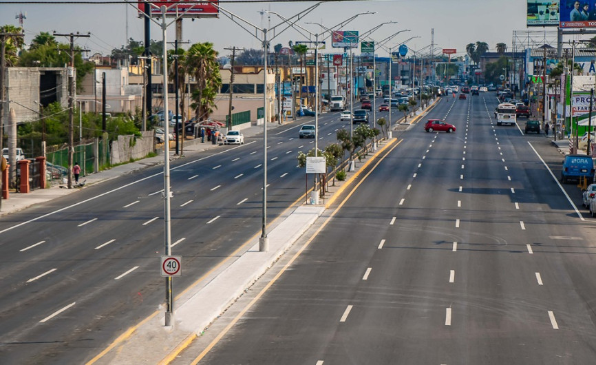 Reflejan obras de pavimentación cumplimiento de compromisos por parte del Gobierno de Matamoros