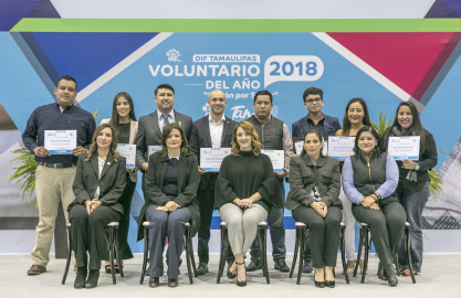 DIF celebra y premia a los voluntarios de Tamaulipas