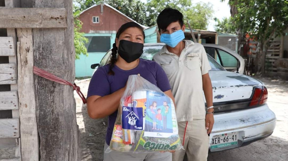 Entrega Gobierno de Tamaulipas apoyo a familias de Río Bravo y Valle Hermoso.