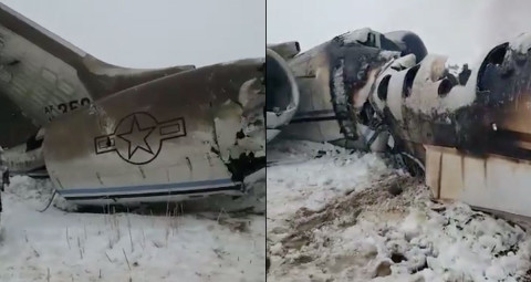 Confirma Estados Unidos caída de avión en Afganistán 