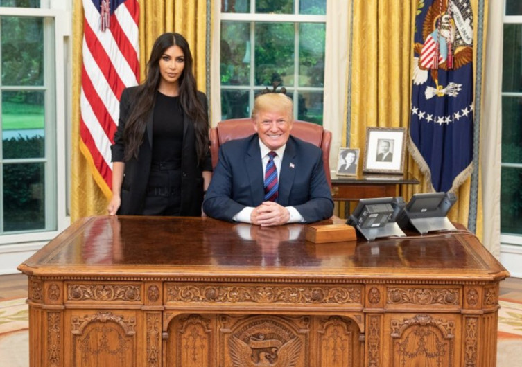 Kim Kardashian Analiza reforma Penitenciaria con Trump