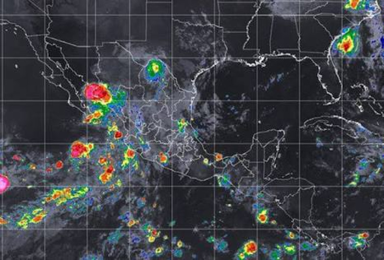 Zona de baja presión se ubica al sur de las costas de Baja California Sur