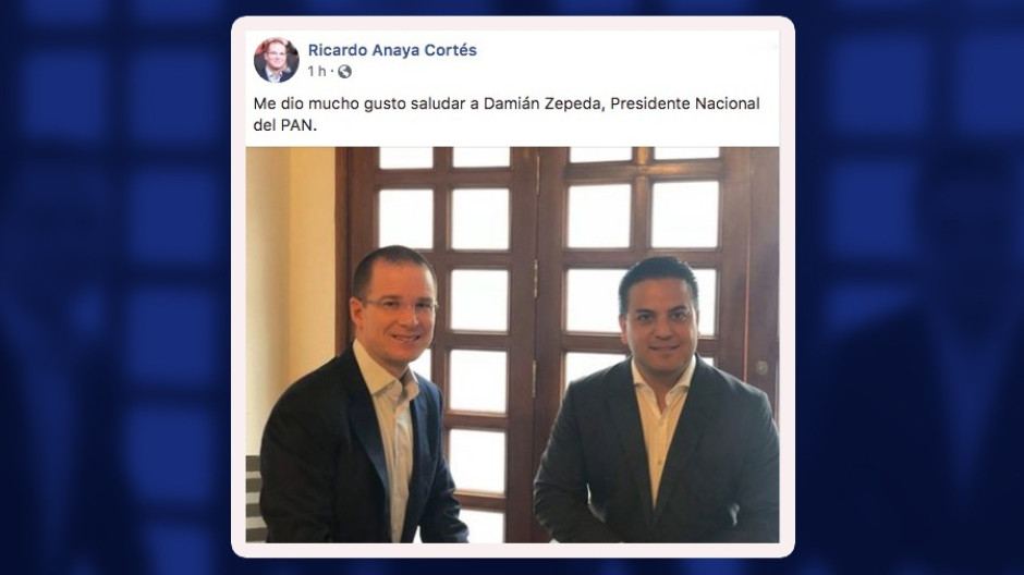 Reaparece Ricardo Anaya