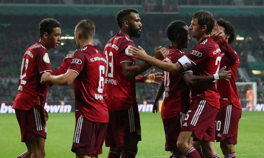 Aplastante victoria del Bayern Múnich al Bremer en la Pokal