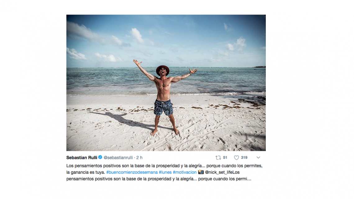 La foto de Sebastian Rulli que te motivará al instante
