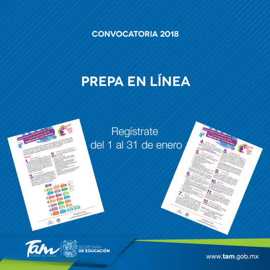 SEP invita a cursar Prepa en Línea este 2018