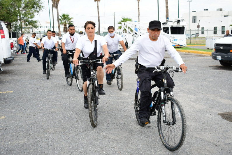 Capacitan a nuevos policías ciclistas