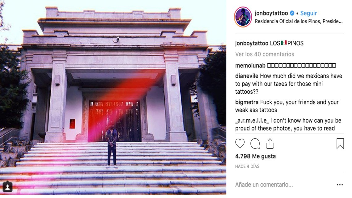 Hijas de EPN llevan a tatuador de celebridades a Los Pinos