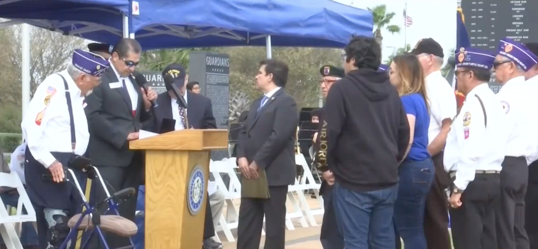 Conmemoran Día de los Veteranos en McAllen 