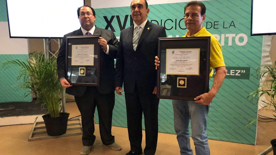 Ciudadanos destacados son galardonados por el consejo de instituciones de Nuevo Laredo