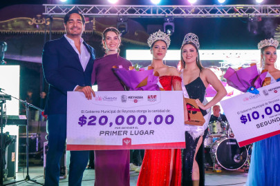 Coronó Carlos Peña Ortiz a la Señorita Fiestas de Aniversario Reynosa 2025 