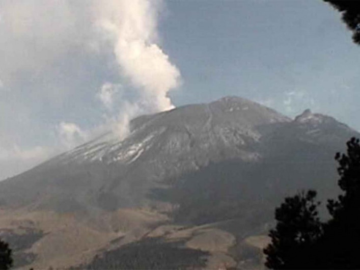 Van 55 exhalaciones del Popocatépetl en las últimas horas