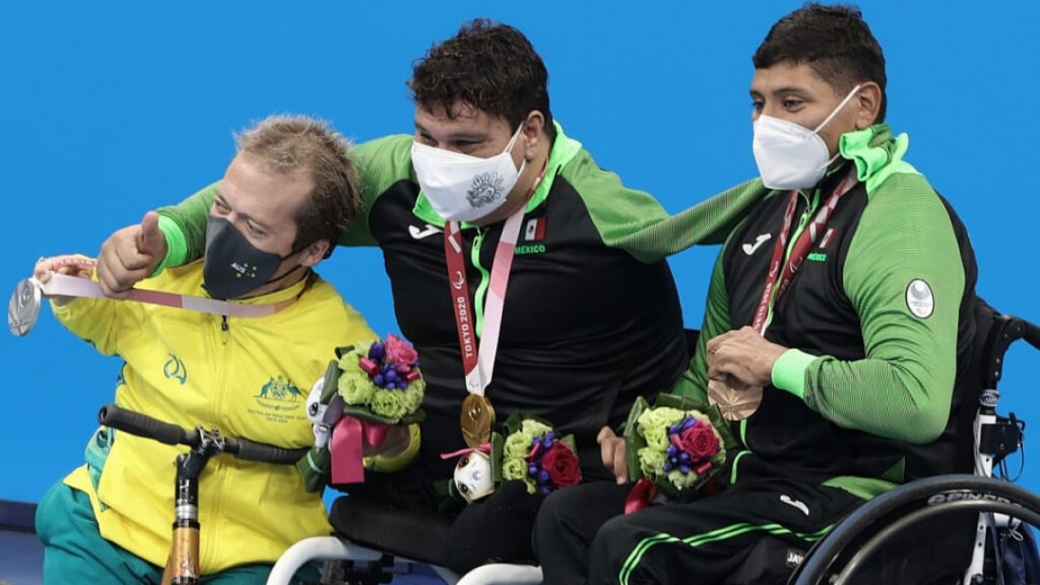 Tienen mexicanos jornada fantástica en los Juegos Paralímpicos de Tokio al sumar 2 oros y 2 bronce