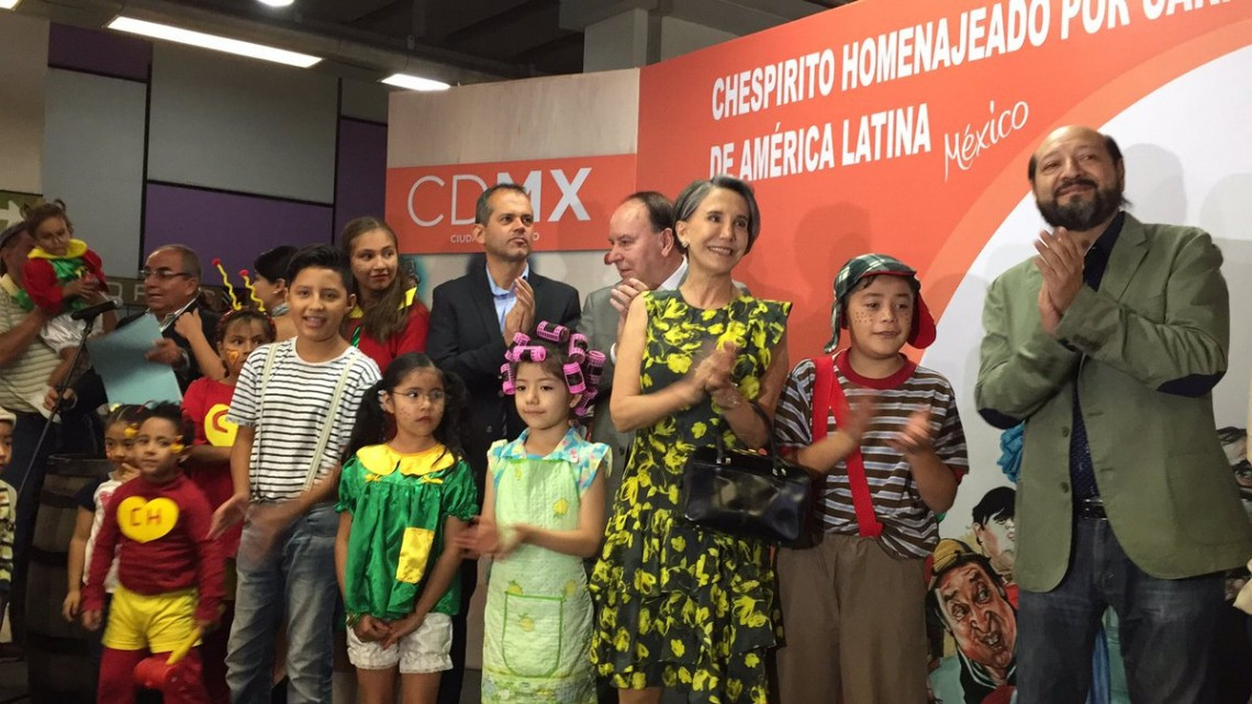 Inauguran exposición en honor a Chespirito