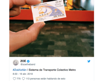 Música nueva de Zoé se podrá escuchar en el Metro
