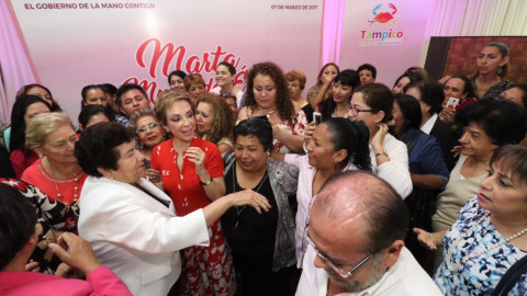 Marta Sahagún acude a Tampico por día internacional de la mujer