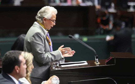 Sánchez Cordero comparece ante Cámara de Diputados