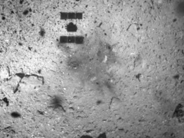 Dejan caer explosivo en asteroide