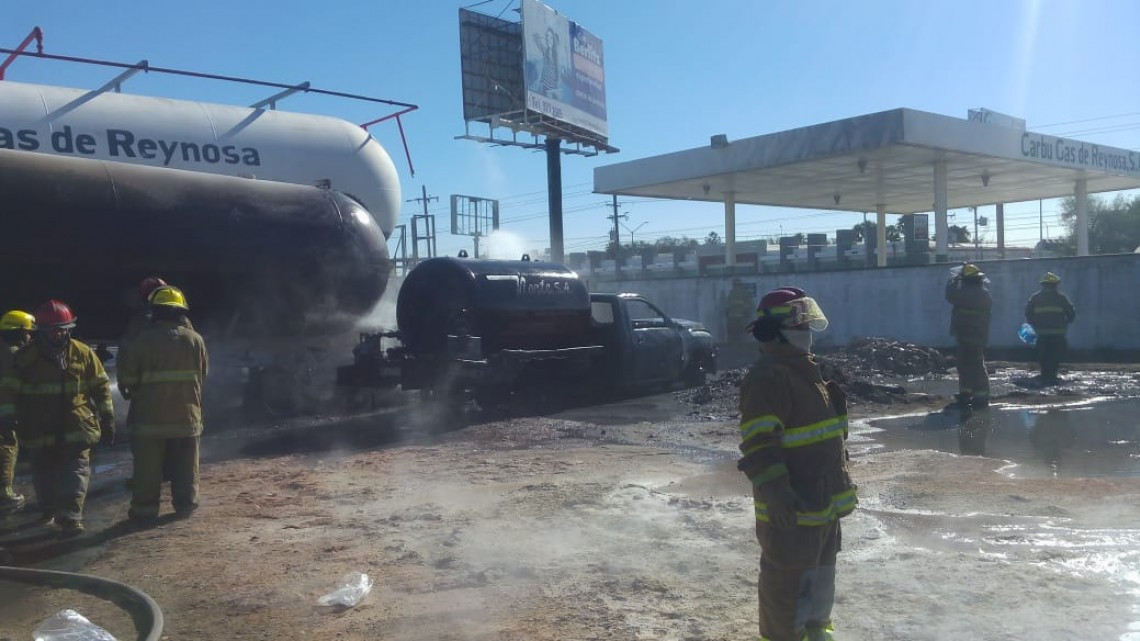 Responde con efectividad Protección Civil ante incendio de gasera