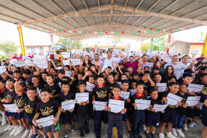 Reconoció Alcalde de Reynosa a Guardianes del Orden en la Escuela Primaria Moctezuma