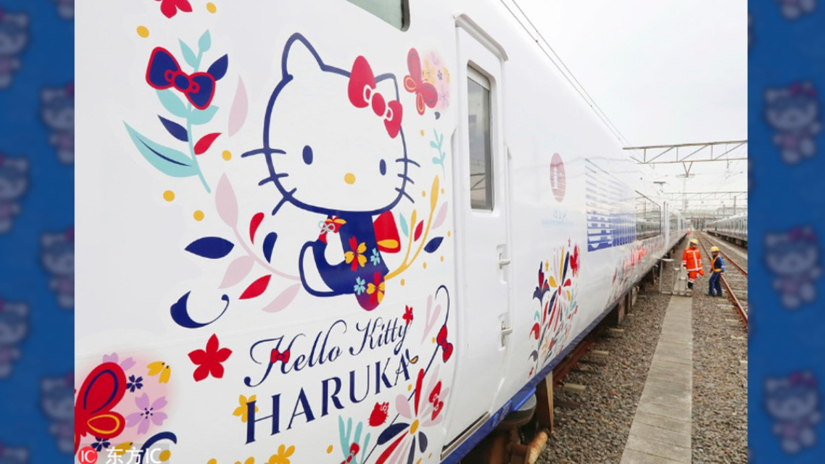 Conoce el nuevo tren de Hello Kitty en Japón