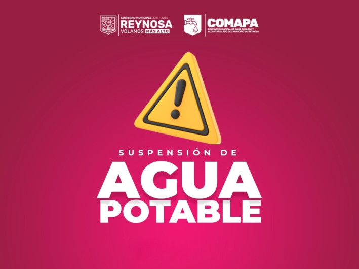 Por reparación de fuga, suspenderá COMAPA suministro de agua en sector Granjas