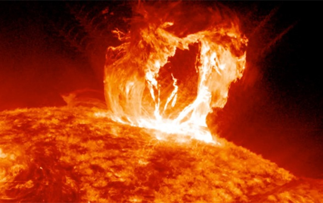 Sol registra explosiones mas grandes que la tierra