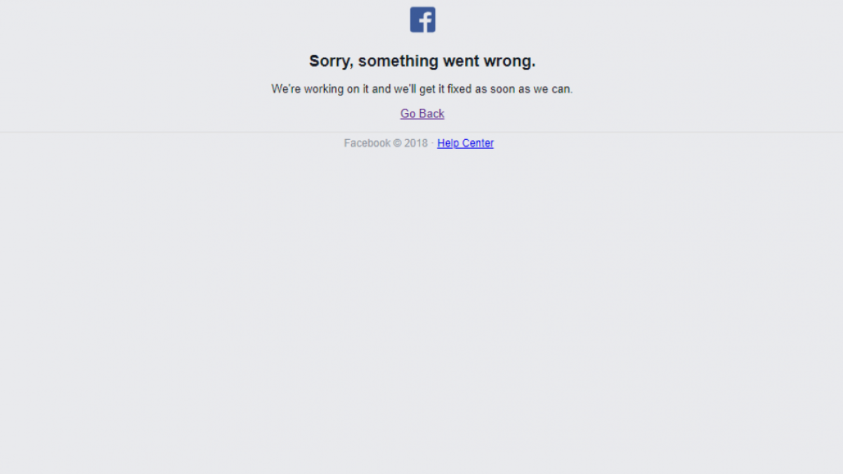 Reportan caída de Facebook y fallas en WhatsApp