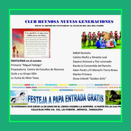 Apoya municipio y Club Nuevas Generaciones festejo a padres 