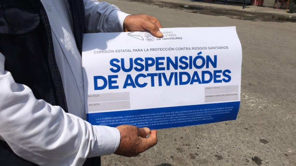 Cierra Coepris negocios de la zona centro de Victoria