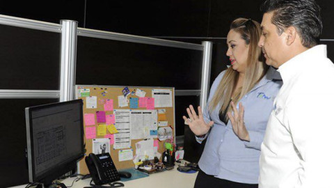 Gobernador de Tamaulipas visita la Torre Bicentenario