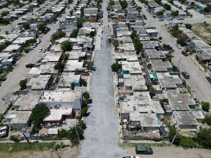 Supervisa alcaldesa Carmen Lilia Canturosas avance de obras infraestructura vial en los Olivos 