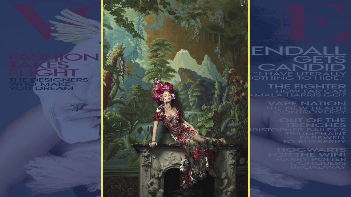 Kendall Jenner posa para Vogue