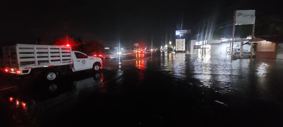 Protección Civil se mantuvo alerta durante las lluvias