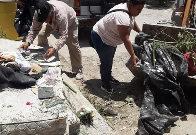 Refuerza Gobierno Municipal descacharrización de avenidas y colonias