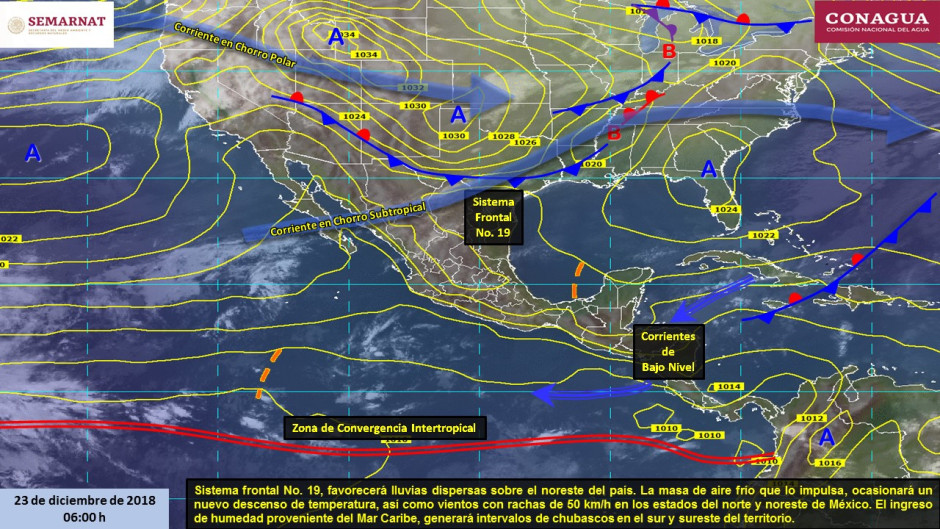 Ambiente frío con posibles heladas en el norte y centro del país